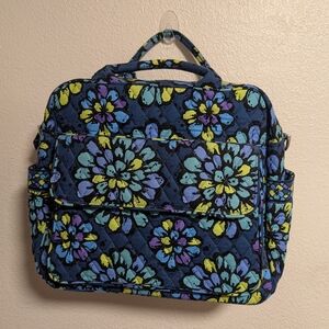 Vera Bradley Quilted Floral Travel / Diaper Bag with Changing Pad